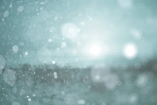 Gloomy snowy winter — Stock Photo, Image