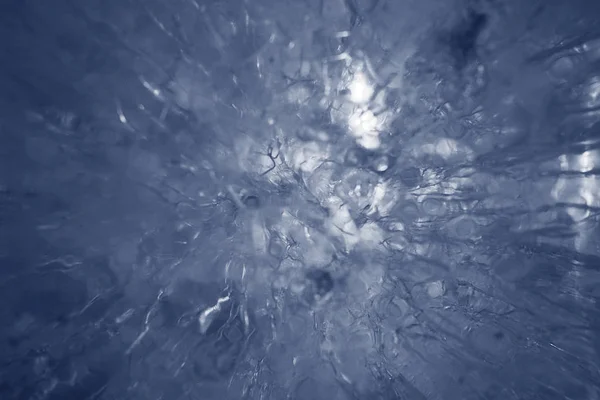 Texture de glace fissurée — Photo