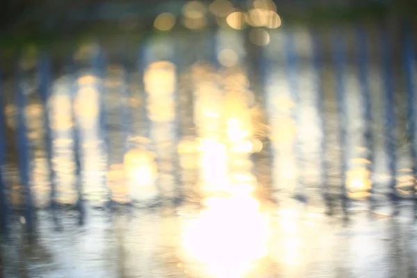 Reflexiones doradas luz bokeh — Foto de Stock