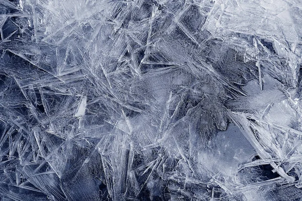 Textura de hielo agrietado —  Fotos de Stock