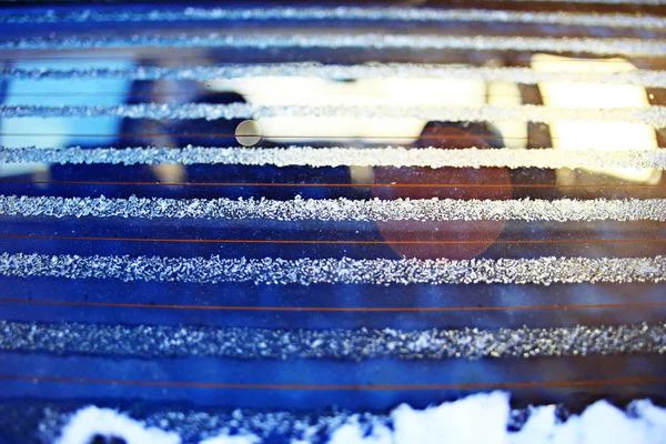Текстура замороженного льда — стоковое фото