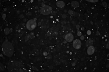 Kış kar yağışı doku