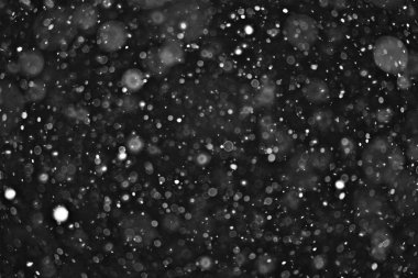 Kış kar yağışı doku