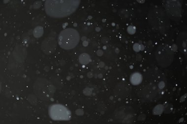 Kış kar yağışı doku