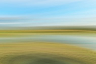 Bulanık yatay çizgiler