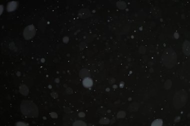 Kış kar yağışı doku