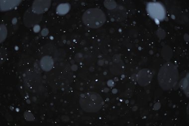 Kış kar yağışı doku