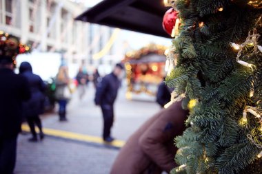 Noel dekoratif kar taneleri 