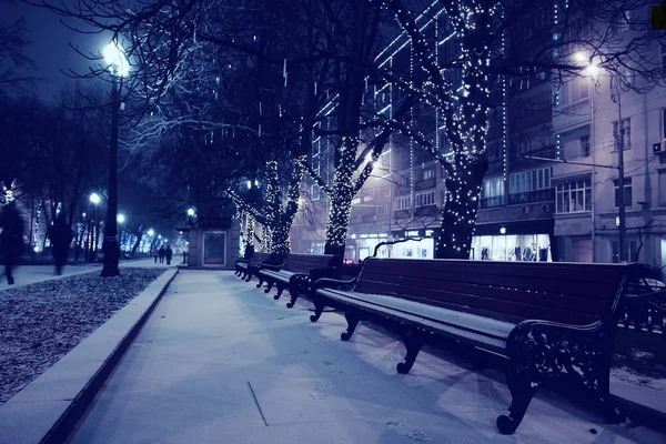 Nacht in erstaunlicher Stadt — Stockfoto