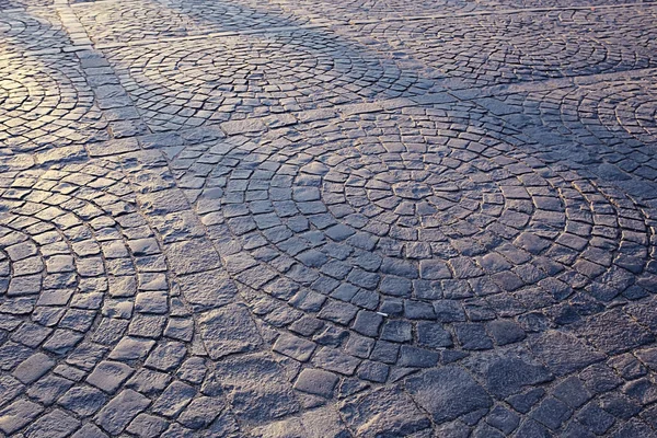 Texture of stone pavement tiles — Stock Photo, Image