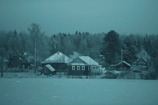 ロシアの冬の風景 — ストック写真