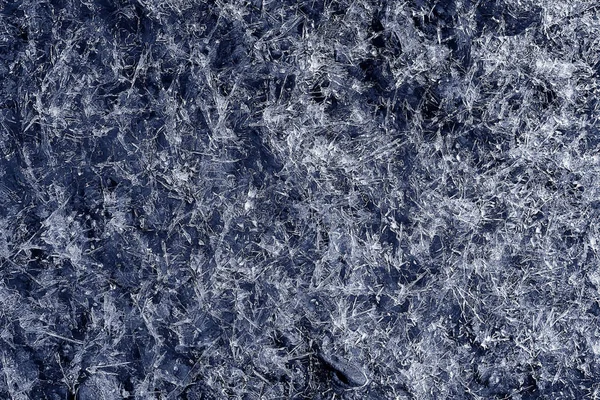 Lód pęknięty tekstury — Zdjęcie stockowe
