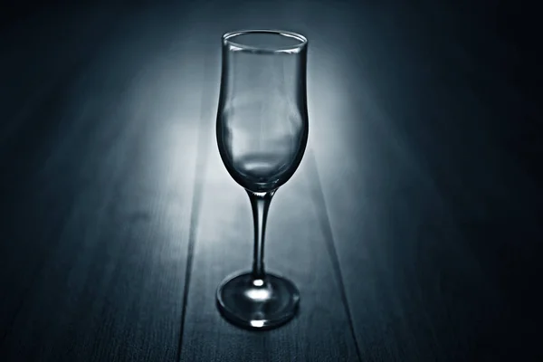 Empty clean wineglass — Stock Photo, Image