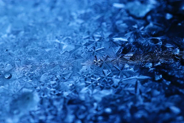 Cristales de hielo textura — Foto de Stock