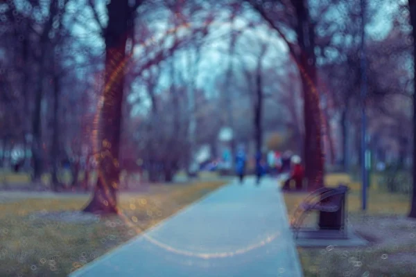 Otoño en el parque urbano — Foto de Stock