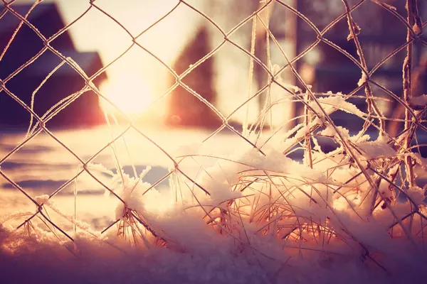 Incrível paisagem de inverno — Fotografia de Stock