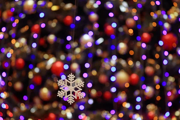 Φώτα χριστουγεννιάτικων δέντρων — Φωτογραφία Αρχείου