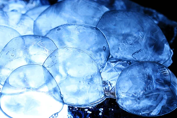 Textuur ijskristallen — Stockfoto