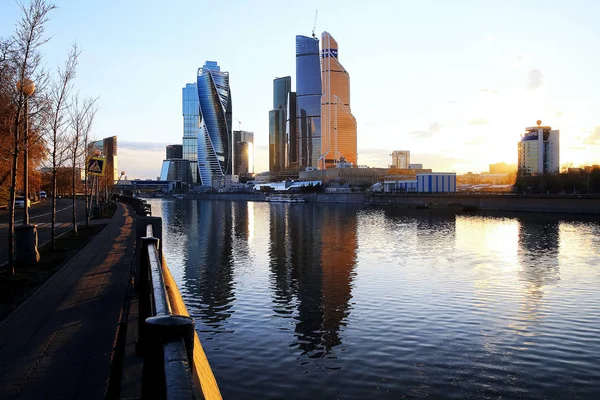 Centro de negócios da cidade de Moscou — Fotografia de Stock