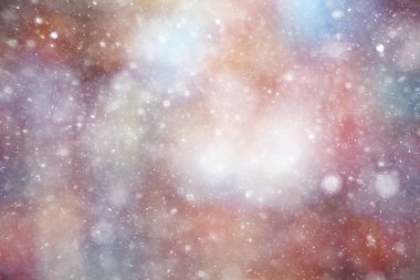 kar taneleri üzerinde bulanık arka plan dokusu 