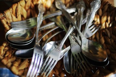 Bir sürü sepet çatal