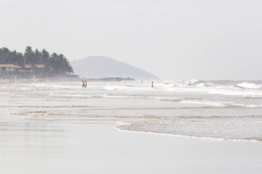 İnsanlar plajda denizin kenarında 