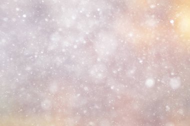 kar taneleri üzerinde bulanık arka plan dokusu 