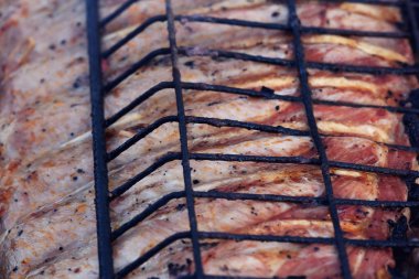 Barbekü Izgara kaburga ızgara