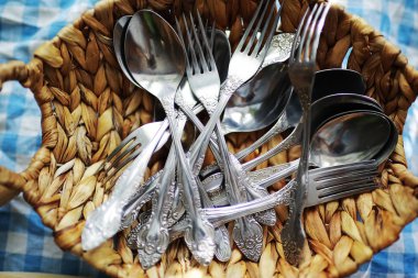 Bir sürü sepet çatal