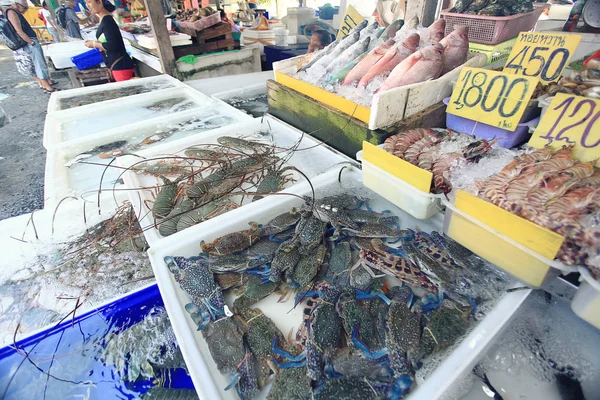 Mercado asiático de pescado — Foto de Stock