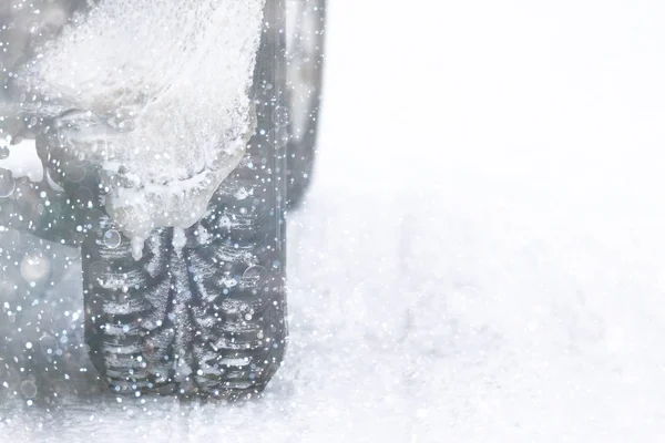 Protector opona na śnieg — Zdjęcie stockowe