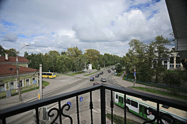 Crossroad, balcony view — Stock Photo, Image