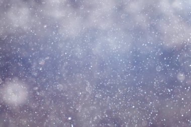 kar taneleri üzerinde bulanık arka plan dokusu 