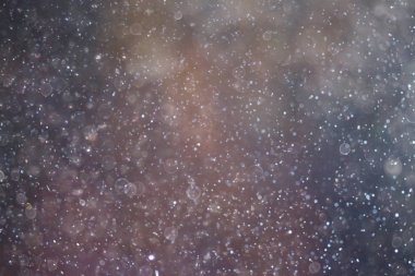 kar taneleri üzerinde bulanık arka plan dokusu 