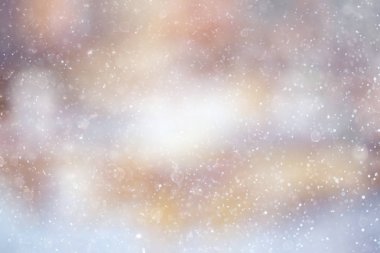 kar taneleri üzerinde bulanık arka plan dokusu 