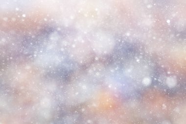 kar taneleri üzerinde bulanık arka plan dokusu 