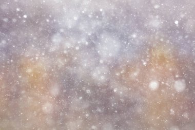 kar taneleri üzerinde bulanık arka plan dokusu 