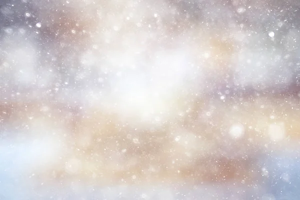 Текстура сніжинок на розмитому фоні — стокове фото
