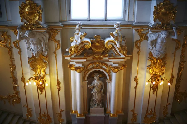 Luxusní interiér v Peterhof — Stock fotografie