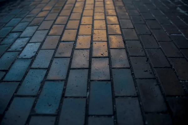 Сірий тротуарної плитки — стокове фото
