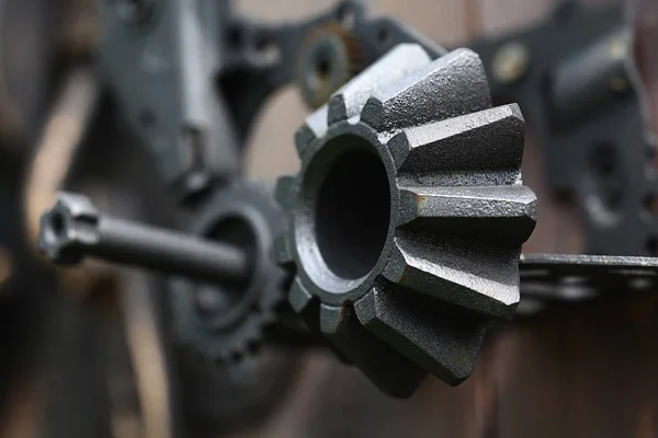 Industrieller Mechanismus aus Metall — Stockfoto