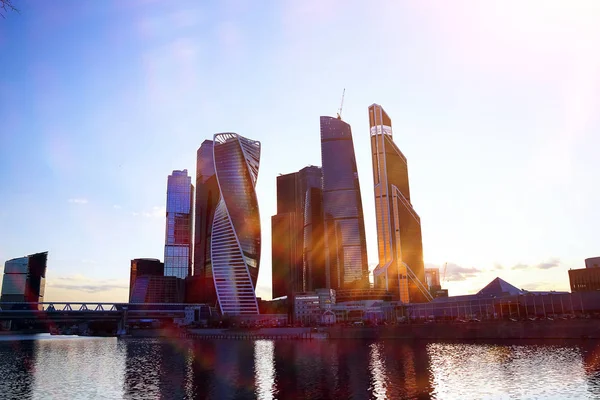 Centro de negócios da cidade de Moscou — Fotografia de Stock