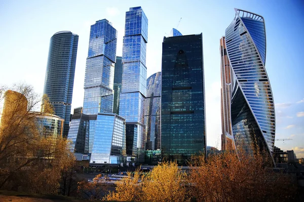 Geschäftszentrum der Stadt Moskau — Stockfoto