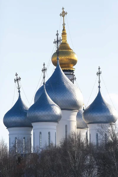 Majestic kilise kubbeleri — Stok fotoğraf