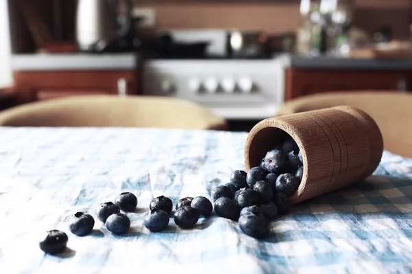 Blueberries lying on the table — Stock Photo, Image