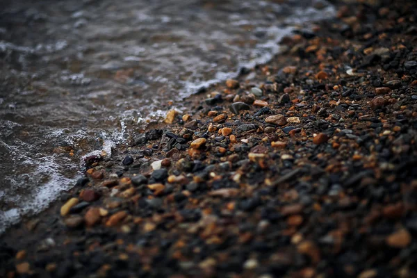 Köves strand, este — Stock Fotó