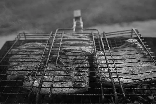 Mięso z grilla żeberka — Zdjęcie stockowe
