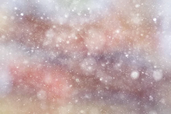 Textura de los copos de nieve sobre fondo borroso — Foto de Stock
