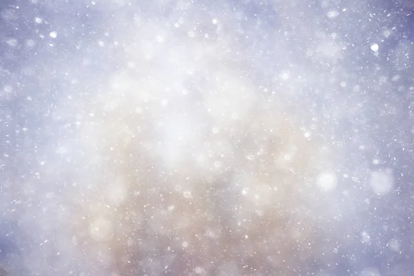 Textura sněhové vločky na rozmazané pozadí — Stock fotografie