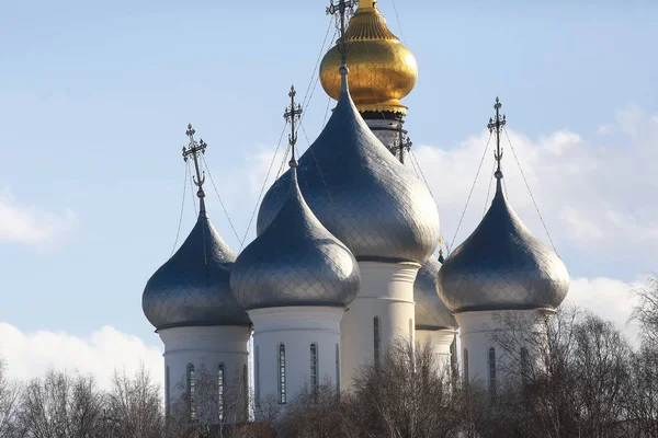 Dômes de l'église majestueuse — Photo